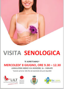 Campagna di prevenzione: visita senologica – Mercoledì 8 Giugno