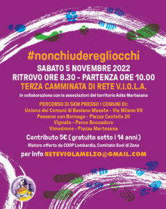 Camminata contro la violenza di genere #NONCHIUDEREGLIOCCHI