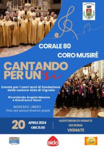 Sezione AIDO di Vignate – “Cantando per un Si”