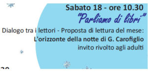 “Parliamo di libri”